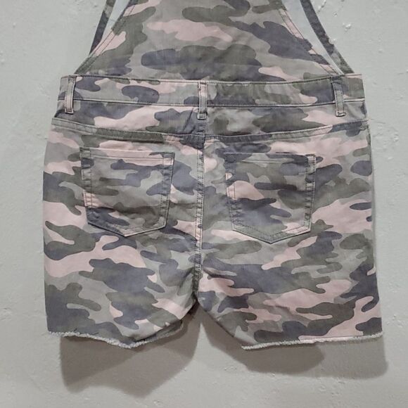 New The Childrens Place Girls Shortall in Pink Tinge Camo Size 14 - Picture 9 of 13